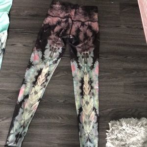 Feather teeki leggings